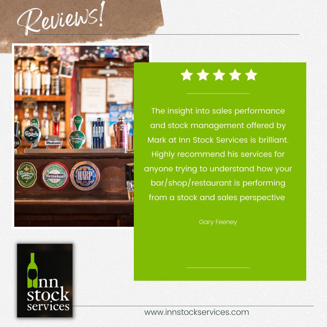 We appreciate all feedback and love the great ones!

A good stock take makes business sense. Get in touch to know more about how we can support your business;

📩info@innstockservices.com⁠
☎️ 07980 988 338⁠