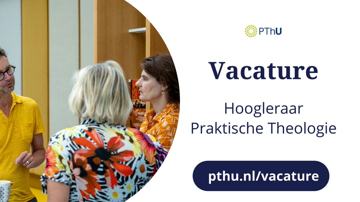 #vacature De PThU zoekt een hoogleraar Praktische Theologie. Solliciteren kan tot en met 27 mei. pthu.nl/en/about-us/va…