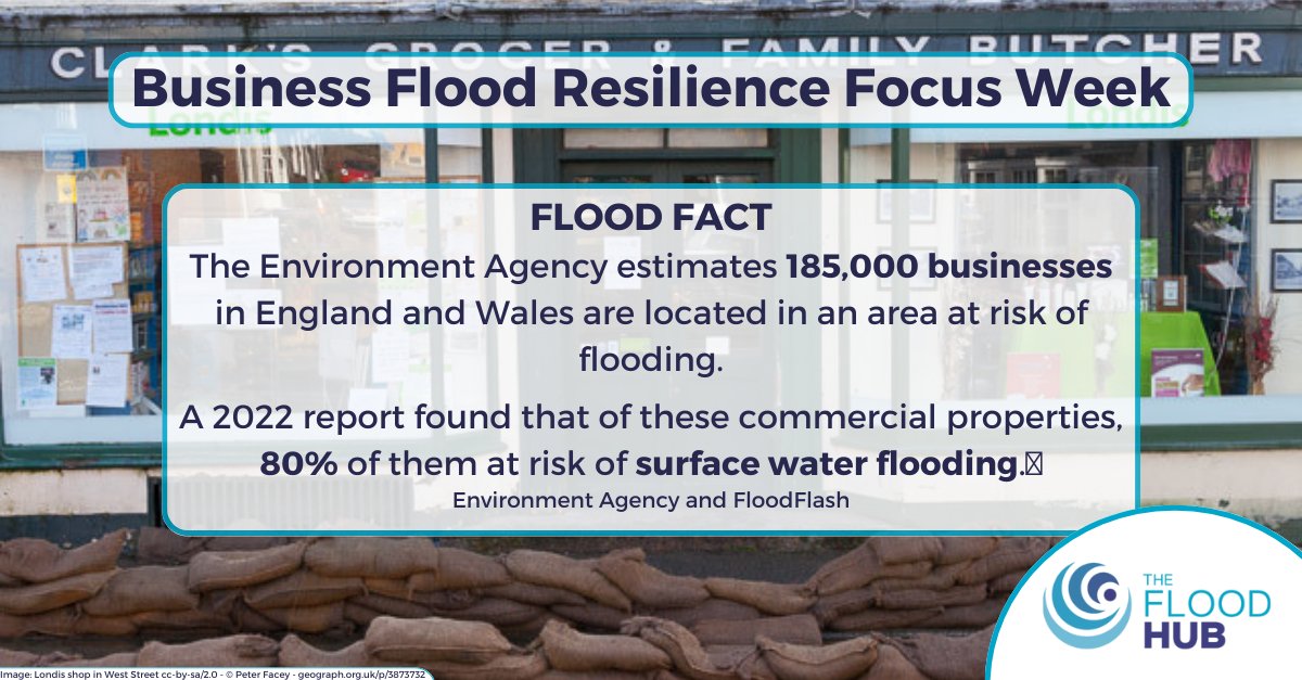 FloodHubPeople's tweet photo. Do you know if your business is located in an area at risk of #flooding? 💧🏪
📍Enter your business's postcode on the check for flooding service and find out 👉 https://t.co/mUdSH5hrVc
#BCAW2023 #BusinessContinuity #BusinessContinuityAwarenessWeek https://t.co/EcvcMBhqxv