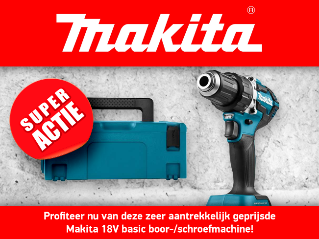 BurghouwtBV's tweet photo. Profiteer nu van deze extreem scherpe aanbieding bij Burghouwt en haal de krachtige MAKITA 18V DDF484ZJ accuboormachine in huis. Boor en schroef als een pro met deze betrouwbare machine. Wees er snel bij, want OP=OP! 

🔹  https://t.co/Skv2U7m0JP https://t.co/mddtgc6t82