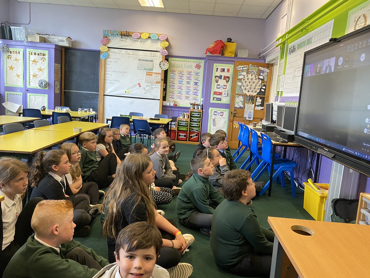 We are so excited to be starting our sustainability challenge for computer science Scotland week 2023! Tuning into the online assembly #CSscot23