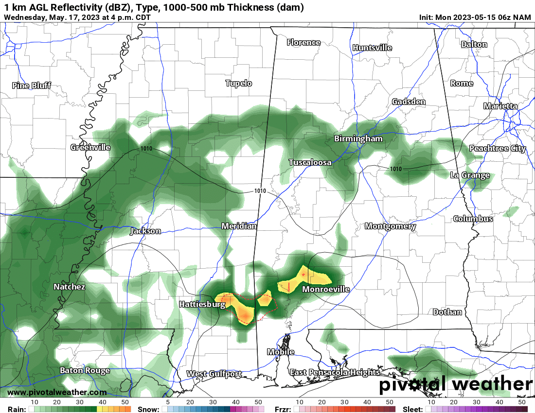 The heat continues, with chances for rain most days this week Southern
