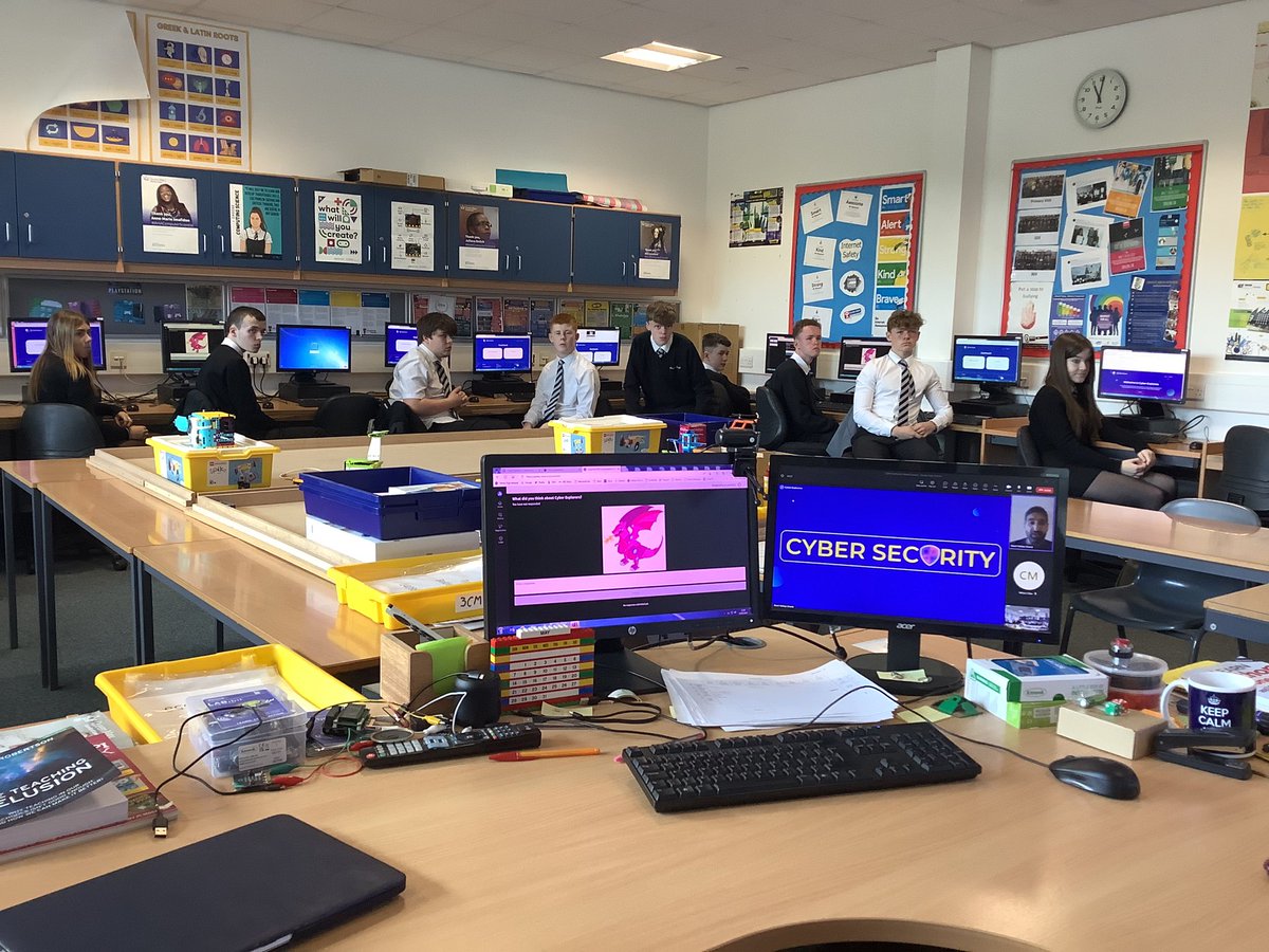 DennyComputing's tweet image. S3 pupils very keen to take part in this #CyberSecurity #workshop from @DCMS #CyberExplorers team! #future #careers #cyberskills