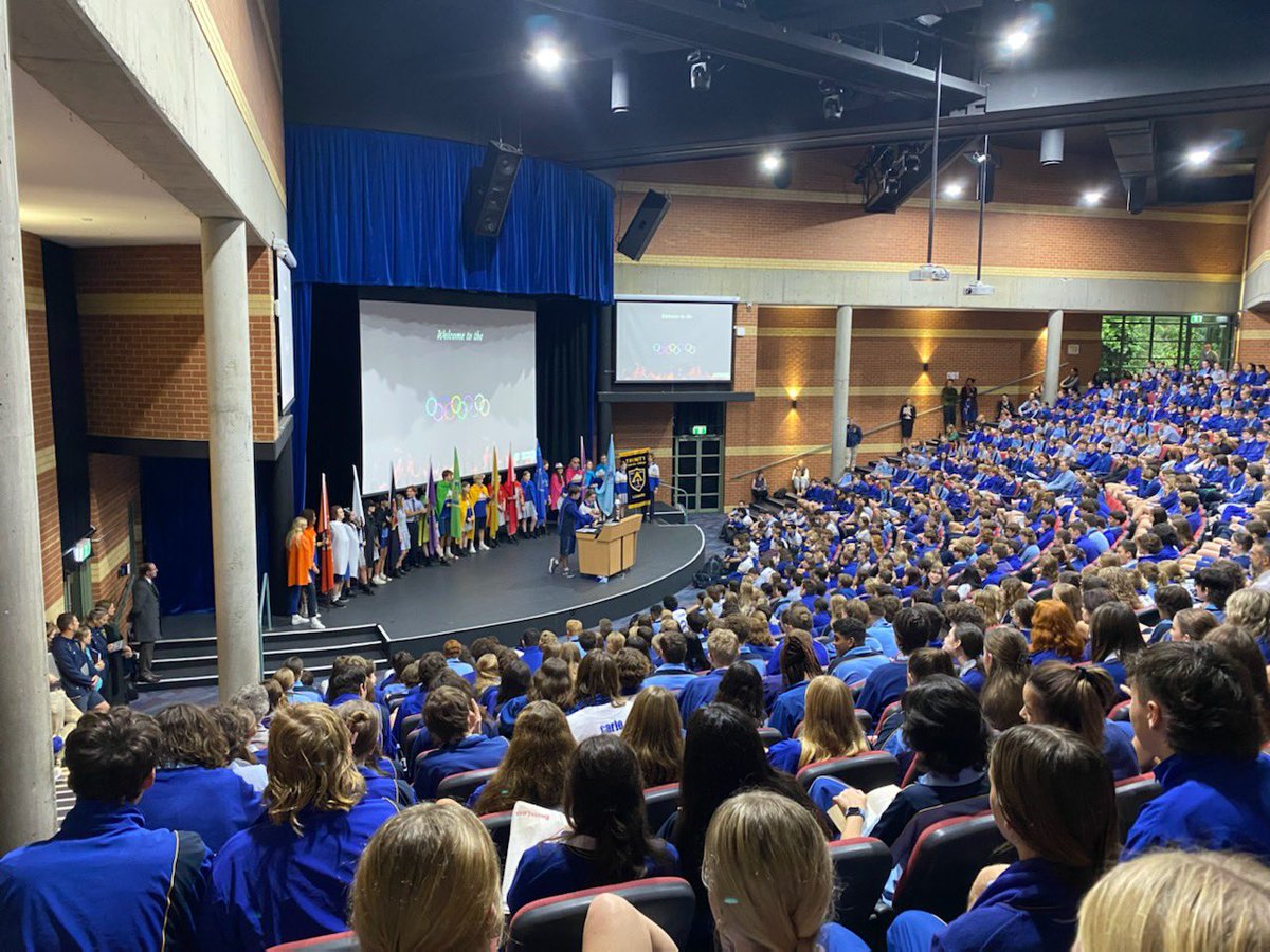 The Opening Ceremony of the Trinity Olympics occurred at this morning’s assembly, with Nagle House winning the spirit award 🥇 at the start of the Games. Tomorrow the competition commences on the basketball 🏀 courts. Watch this space for more updates on the Trinity Olympics!