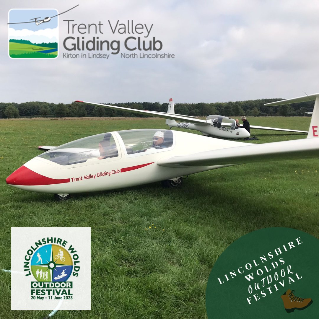 The Lincolnshire Wolds outdoor festival- 20 May until 11th June🥾 

There are plenty of events taking place in and around the North Lincolnshire, with <a href="/TGliding/">Trent Valley Gliding</a> taking part.

Please see the full listings of the walks &amp; events that are taking place here: woldsoutdoorfestival.com/about