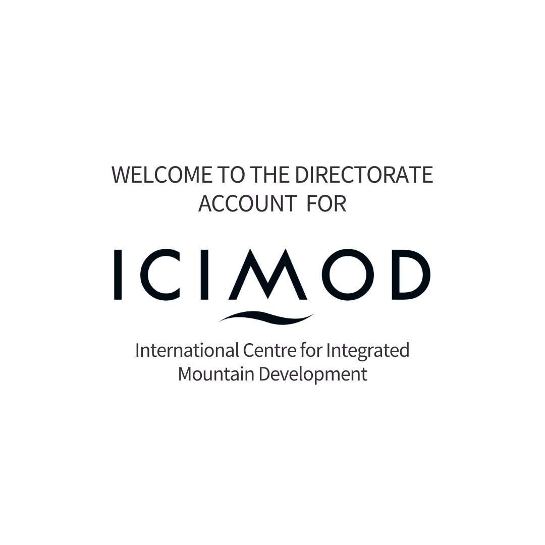 ICIMODPowerOf8's tweet photo. Welcome to the official directorate account for @icimod

Follow for updates on:
Director General
Deputy Director General
Director of Administration and Finance

#MovingMountains #PowerOf8 #ICIMOD https://t.co/CKCbebY6cs