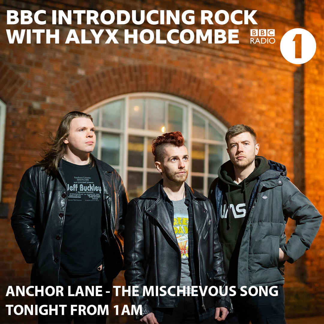 anchorlane's tweet photo. TUNE IN to the @bbcintroducing Rock on @BBCR1 tonight as the brilliant @AlyxHolcombe plays #TheMischievousSong from the #CallThisaReality? album on air ๐ค https://t.co/ITdQf270xO
#AnchorLane #TheMischievousSong #CallThisaReality #BBCR1 #BBCRadio1 #BBCMusicIntroducing https://t.co/CWoeJpAi1D