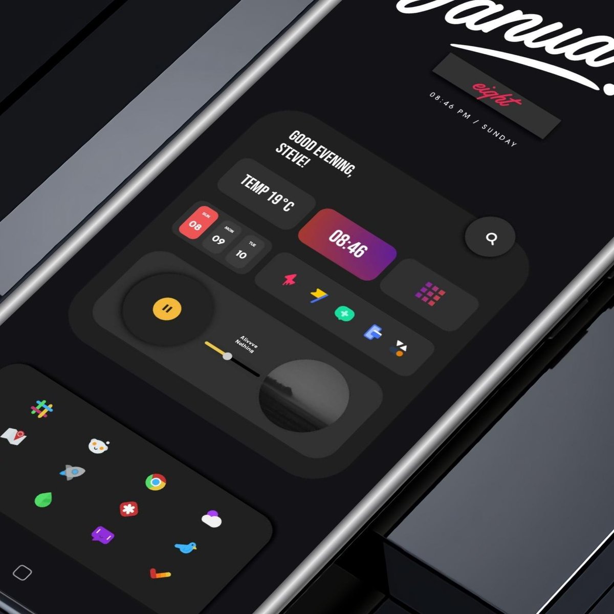 KubixStudio's tweet photo. Best #homescreen of the day, open with #CreativeApp to see the configuration: https://t.co/MaY6kYUBnm https://t.co/3Hlhz6rLWy