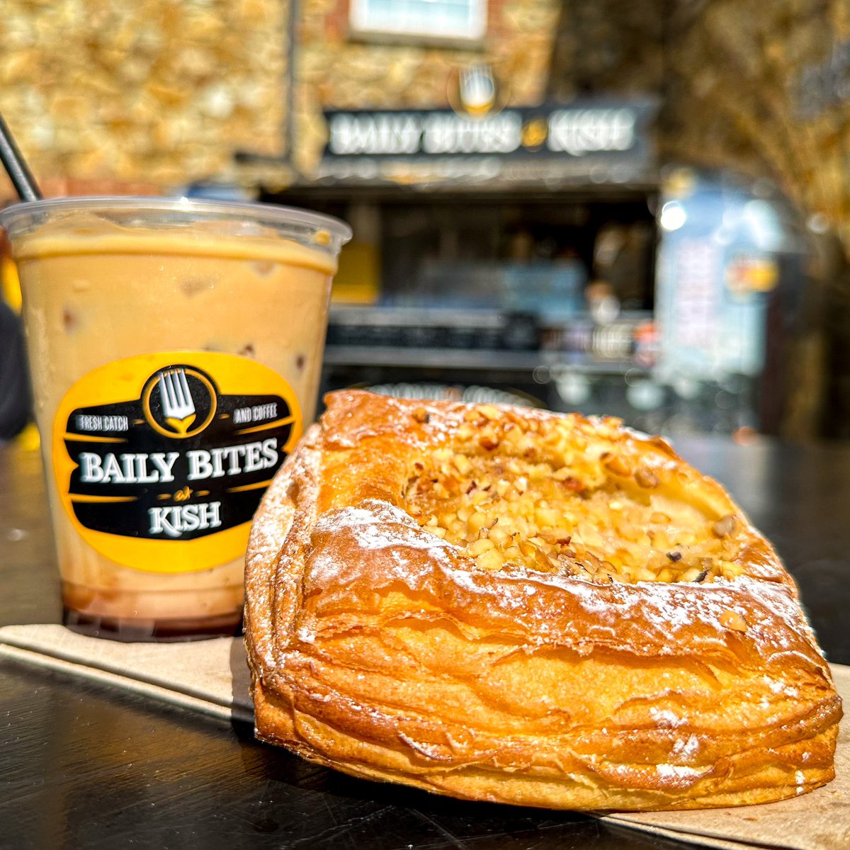 Start your week with us,
Enjoy this beautiful morning with a delicious ice coffee and pastry 😎🧋🥐

Stop by Baily Bites and choose your favourite pastry and fresh barista coffee 

We're open 10am - 5pm

#freshcatchandcoffee #pastries #seafood #bailybites #coffee #kishfish #howth