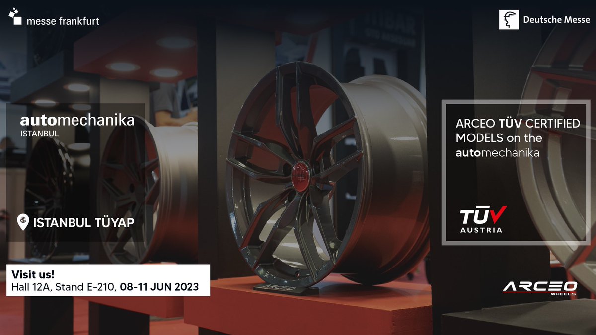 More driving comfort, more powerful appearance. ARCEO is at automechanika with all its model! #ArceoWheels #Automechanika2023