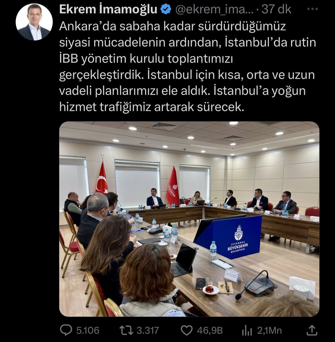 İBB Başkanı Ekrem İmamoğlu görev yaptığı belediyeye dönme kararı aldı.