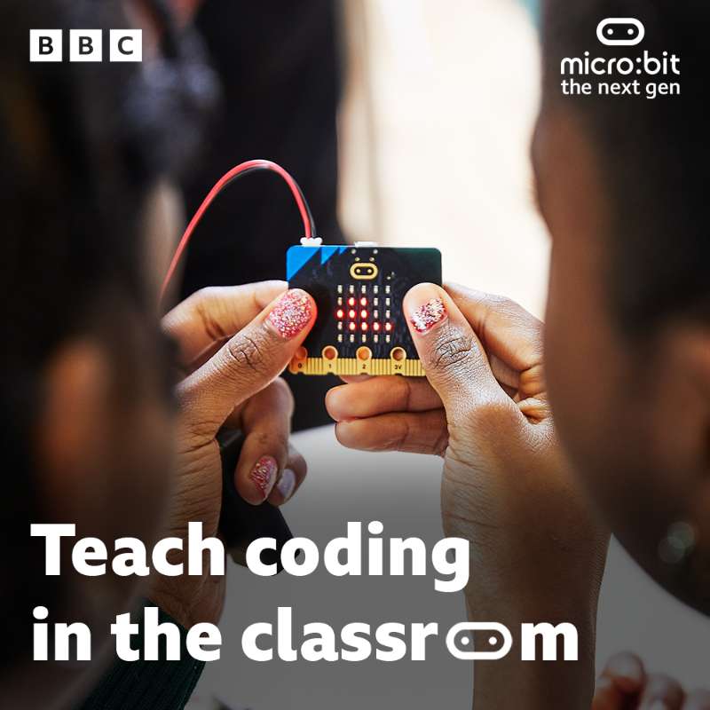 BBC_Teach's tweet photo. From step counters to sound sensors, data loggers to LED displays, there's a bunch of things your 8-11 pupils can explore with the #BBCmicrobit.

Primary teachers! Register now to get your FREE classroom micro:bits.