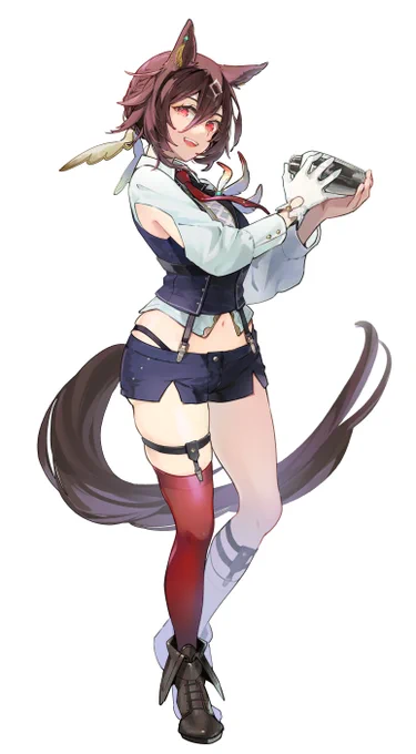 Star☆Ring様所属の神馬きはやさんのキービジュアルを描かせていただきました!我が娘ちゃんの一人でございます!よろしくね!