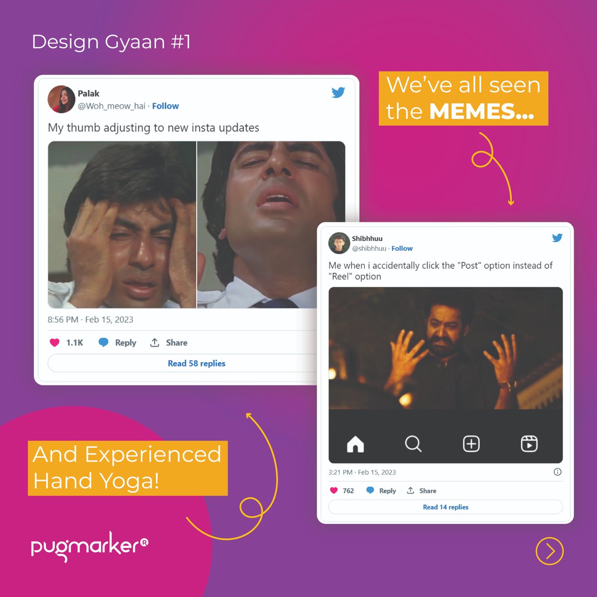 PugMarker's tweet photo. Instagram strikes once again with its layout changes! Goodbye Shop Tab &amp; Hello Again, Create Posts.
More about UI/UX here 👉 https://t.co/jGZUcUNuZw

 #Instagram #InstagramUI #InstagramDesign #InstaLayout #UI #UX #Design https://t.co/Gv6YS8angc