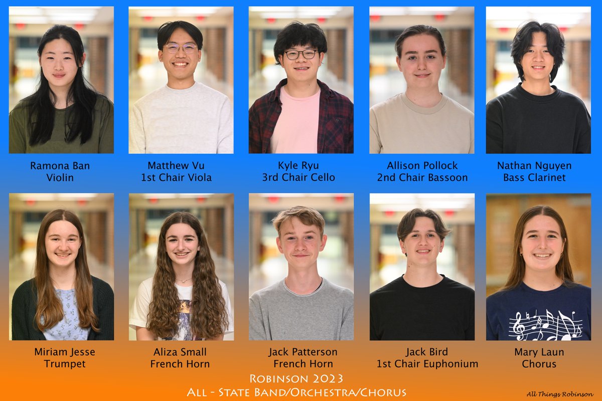 Congratulations to those that made All State from our Band, Orchestra and Chorus. 🎶