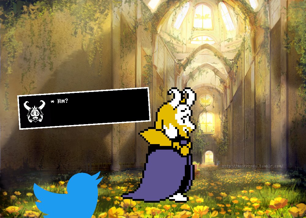 _Mtn_King_'s tweet photo. ASGORE, The Mountain King, joins twitter! https://t.co/x8JLGt3Ege