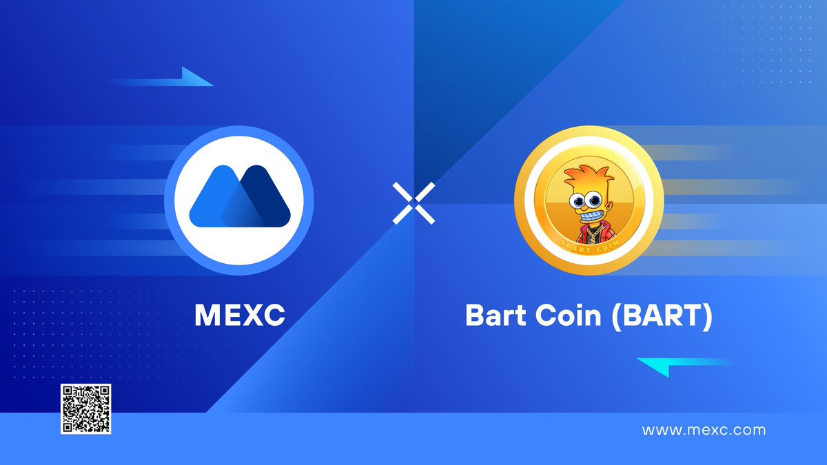 BART_BSC's tweet photo. ANOTHER MILESTONE UNLOCKED!🔥

#BART community! We're thrilled to share that $BART is set to make its debut on @MEXC_Global very soon. This major listing will open up new possibilities and expand our reach. Buckle up and get ready for the trading frenzy ahead! 🌟📈 #BARTCOIN https://t.co/mR4YvuZDgl