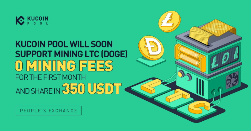 kucoincom's tweet photo. 🚀 Get your mining gear ready! #KuCoin Pool is offering 0️⃣ mining fees for the first month of LTC mining.

⏰10:00:00 on May 16, 2023 to 00:00:00 on June 16, 2023 (UTC)

🥳Join now for a chance to win a share of 350 USDT!