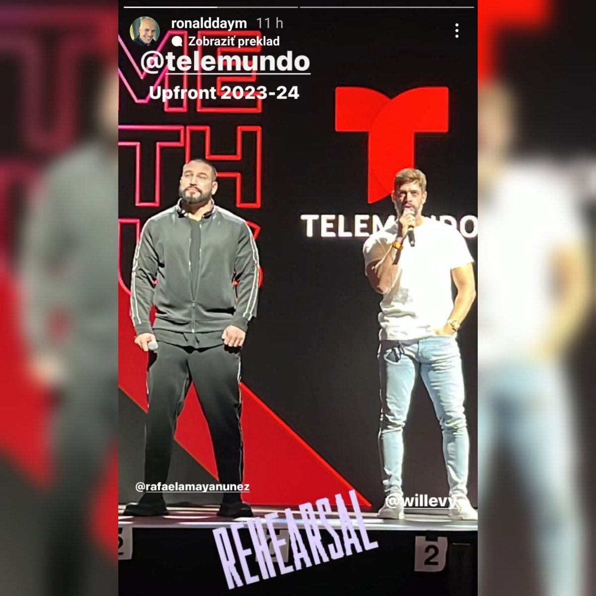 WLW_Slovakia's tweet image. William Levy @willylevy29 en NCY Ensayos #UpFront de Telemundo 
Via IG Story @ronalddaym 

#willevy #williamlevy #williamlevyworld #wlweslovaquia