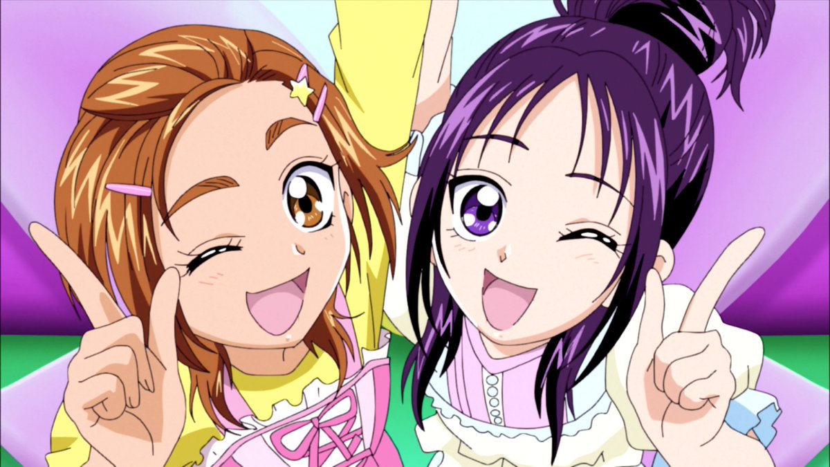precure100kei's tweet photo. ふたりはプリキュアスプラッシュスターの本編をdアニメに再配信してほしい！！
もう一度観たい人、手を挙げて！！ https://t.co/TLDCh2l8Ht