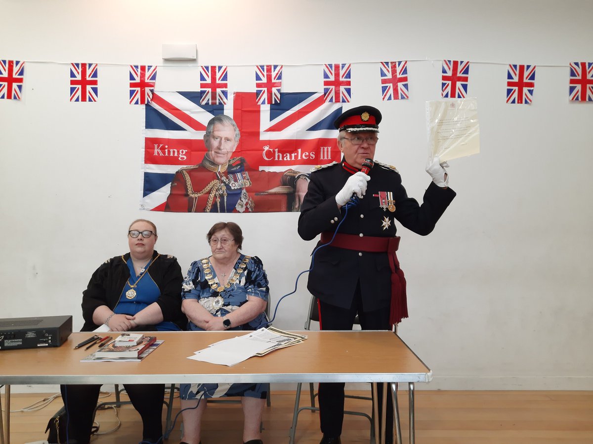 IBA_Islington's tweet photo. On 8th May 2023 we celebrated the Coronation of King Charles III with our users and their families. It was a joyful event.  Mayor Marian Spall and others from Islington Council were present and delivered a message from His Majesty King Charles. All enjoyed food, quize and fun. https://t.co/3EYW11jP9o