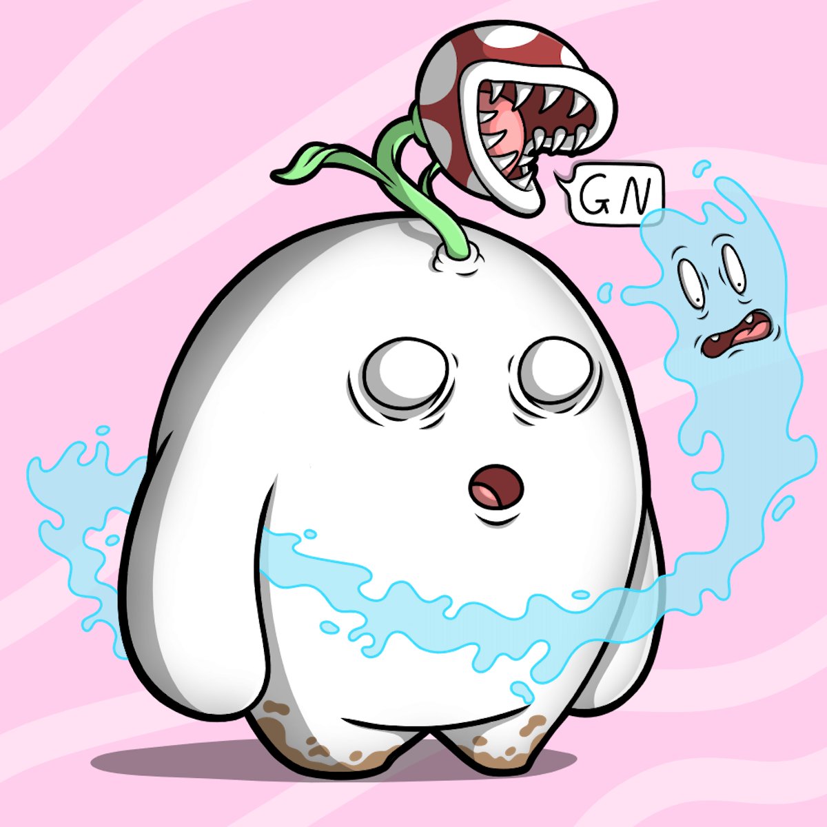 Looking for a clean and tidy Norbert? Sorry, not this time! 
This variant  comes with some dirty feet after a hard day's work. 
😜Hope you still  enjoy it though! 
Stay tuned for more updates on the collection. 
GN!
#NFTart  #cryptoart #generativeart #FTM #AVAX