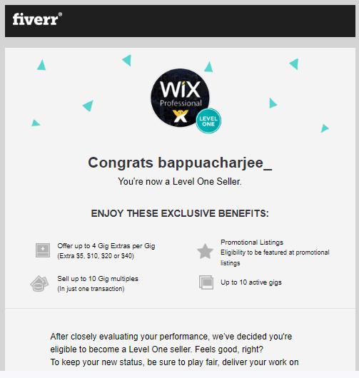 AcharjeejBappu's tweet photo. Finally, become a level-1 seller on Fiverr. I provide service on Fiverr with the Wix website. You can enjoy your wix related awesome service from here. https://t.co/ULsjlu5Yi5
@fiverr  #Fiverr #wix @Wix https://t.co/N5rhXZcs6S