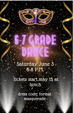 GlasgowMS's tweet image. 📣 Attention Students! 🎉 Get ready to dance the night away! 💃🕺 Ticket sales for our school dance start today during lunch! Get your $2 ticket which includes soda, pizza, snacks and tons of fun! 🍕🥤🍭 Don't miss out, ticket sales end on May 26th! #SchoolDance #OneVoice