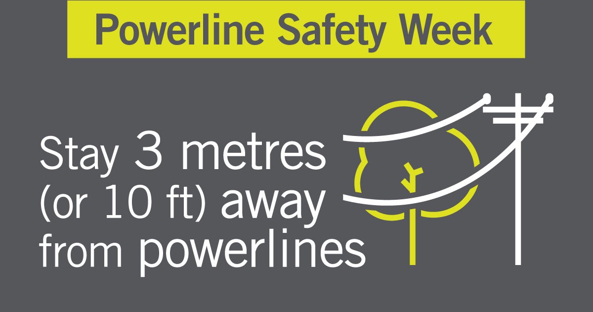 alectranews's tweet image. Today marks the beginning of #PowerlineSafetyWeek and we’re sharing some tips on how to work safely around overhead and underground powerlines. #StaySafe 
Read more here: alectrautilities.com/powerline-safe…
