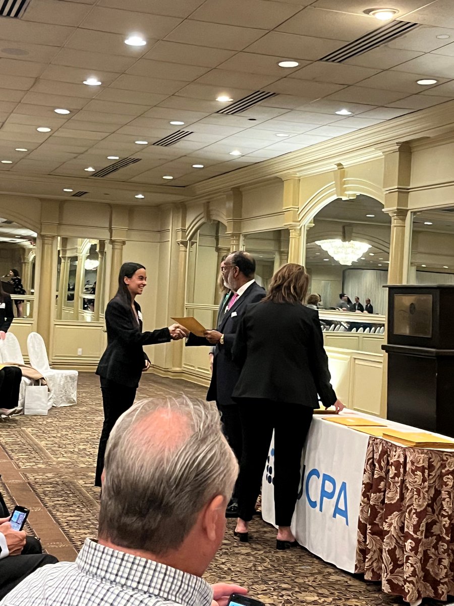 WithumCPA's tweet photo. Last month, Withum proudly awarded two scholarships at the @NJCPA Scholarship Ceremony. Congratulations to Michael Bargna of @TCNJ School of Business and Sarah Sarna of @RutgersBSchool. We are proud to recognize both of our for your extraordinary efforts. #WithumWay #WithumCares https://t.co/g7oss0Bshz