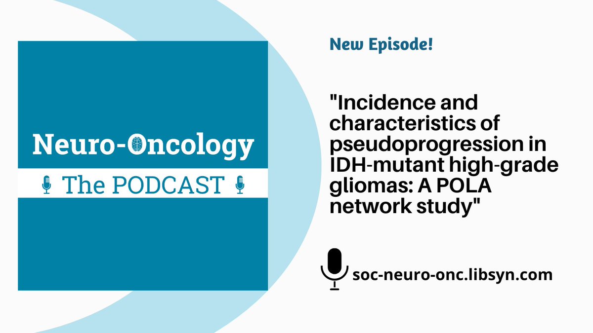 Dr. Ankush Bhatia @Ankush_BhatiaMD interviews Dr.François Ducray about his and his team's recent manuscript:'Incidence and characteristics of pseudoprogression in IDH-mutant high-grade gliomas: A POLA network study', published in #NeuroJournal March 2023. bit.ly/41BtmaD