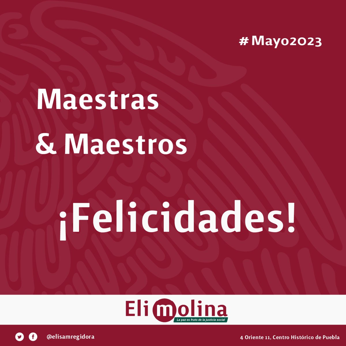 Un abrazo a todas las maestras y maestros hoy en su día 🇲🇽

Gracias por guiarnos en la vida.
#DiaDelMaestro