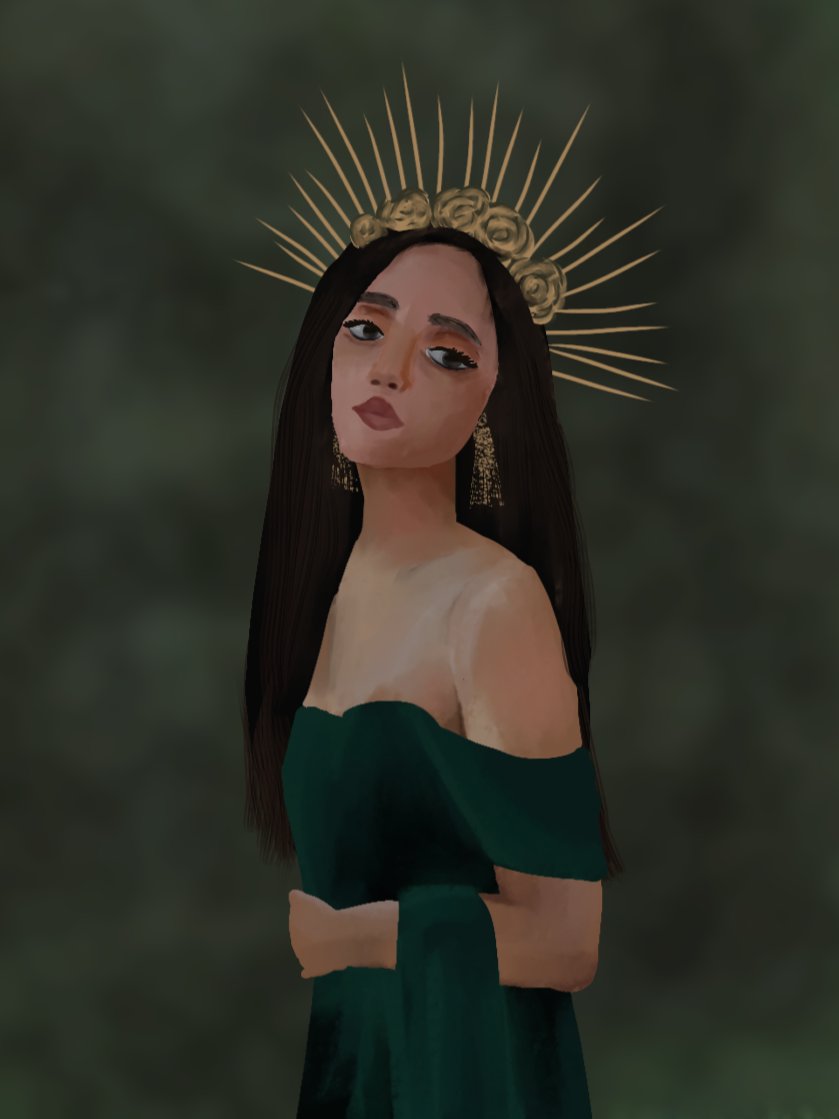 alsoidoart's tweet photo. Just finished this, based on a photo I saw on pinterest
(Its not meant to be her but why does it remind me of Jenna Ortega a little bit?) https://t.co/Z0rEsFb9sF