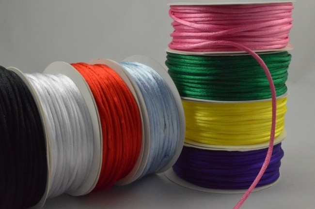 Rattail Stringing Satin cord available in a number of colours x 25 metres. SKU: 88188. Wholesale prices on our website. 

#rattailribbon #rattailstring #ratstring #ratribbon #1mmribbon #2mmribbon #craftprojects