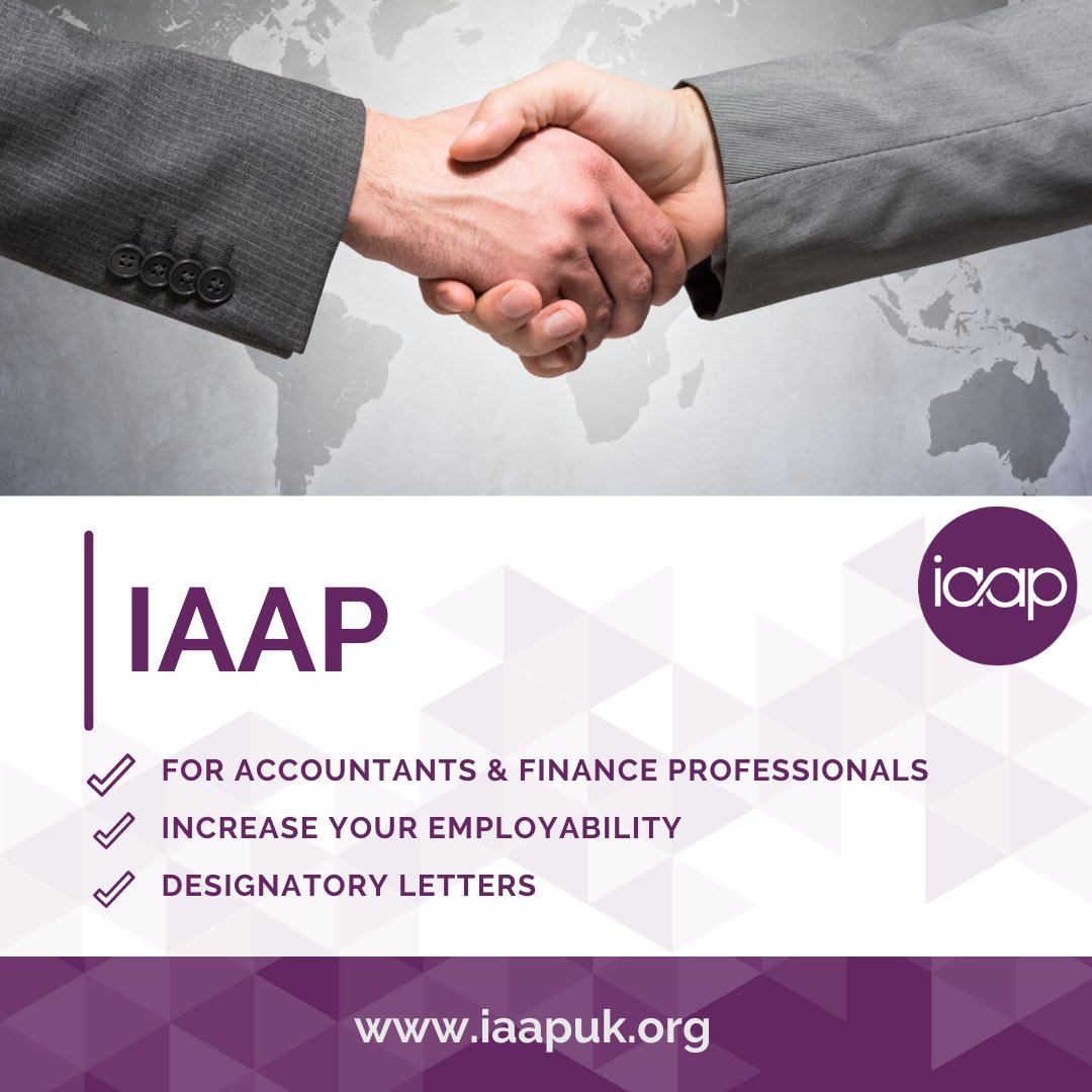 IAAP offers international recognition for the finest business and accountancy qualifications in the world!
IAAP- iaapuk.org

#business #accounting #accountancy #opportunity #international #education #finance #accountant #economy #success #career #students #membership