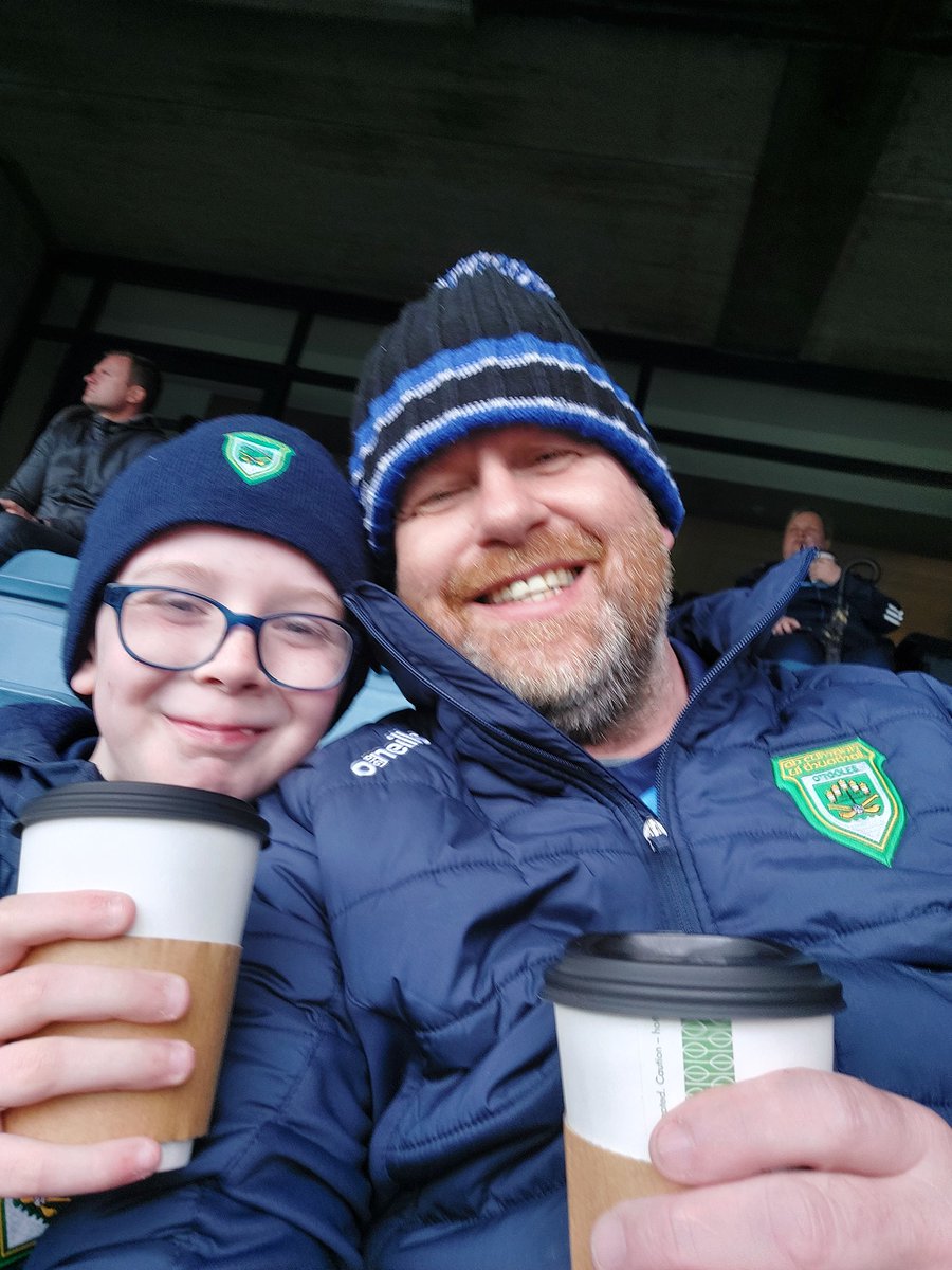 A great day in Croke Park for Jack and myself. 
Supporting Club and County.
#LarriersAbú #UpTheDubs