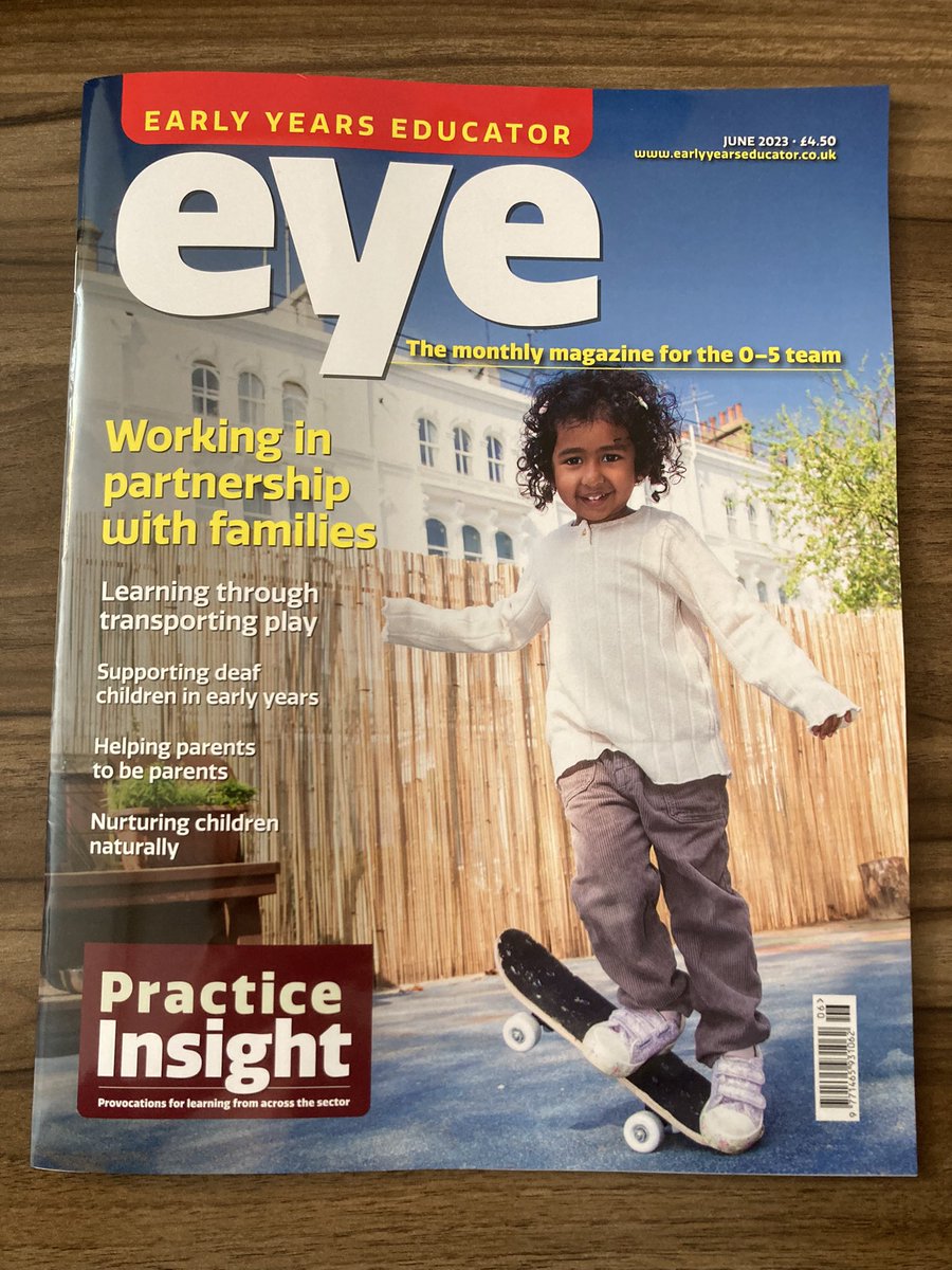 Elly_Roberts1's tweet photo. Out now!👇🏻The June edition of @EYEearlyEd’s magazine 🤓📖📰🗞️

👇🏻Look out for yours if you haven’t had it yet. Lots of great #EYFS content inside, not to be missed! 
#EYSucess #EYThinking #EarlyYears #subscribe https://t.co/styFcs6grQ