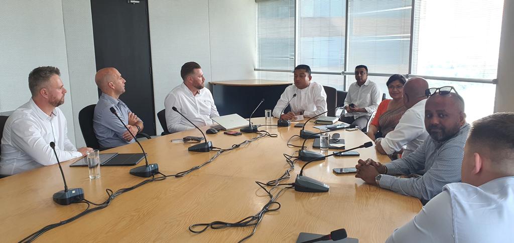 Trishan_UK's tweet image. In Sri Lanka, my team and I met with the Honourable State Ministers, @amunugama_dilum  from the State Ministry of Investment Promotion and @PremiTennakoon  from the Ministry of Defense to discuss the economic situation and the future plans of the country. 
#WeTransform
@Nabco_UK