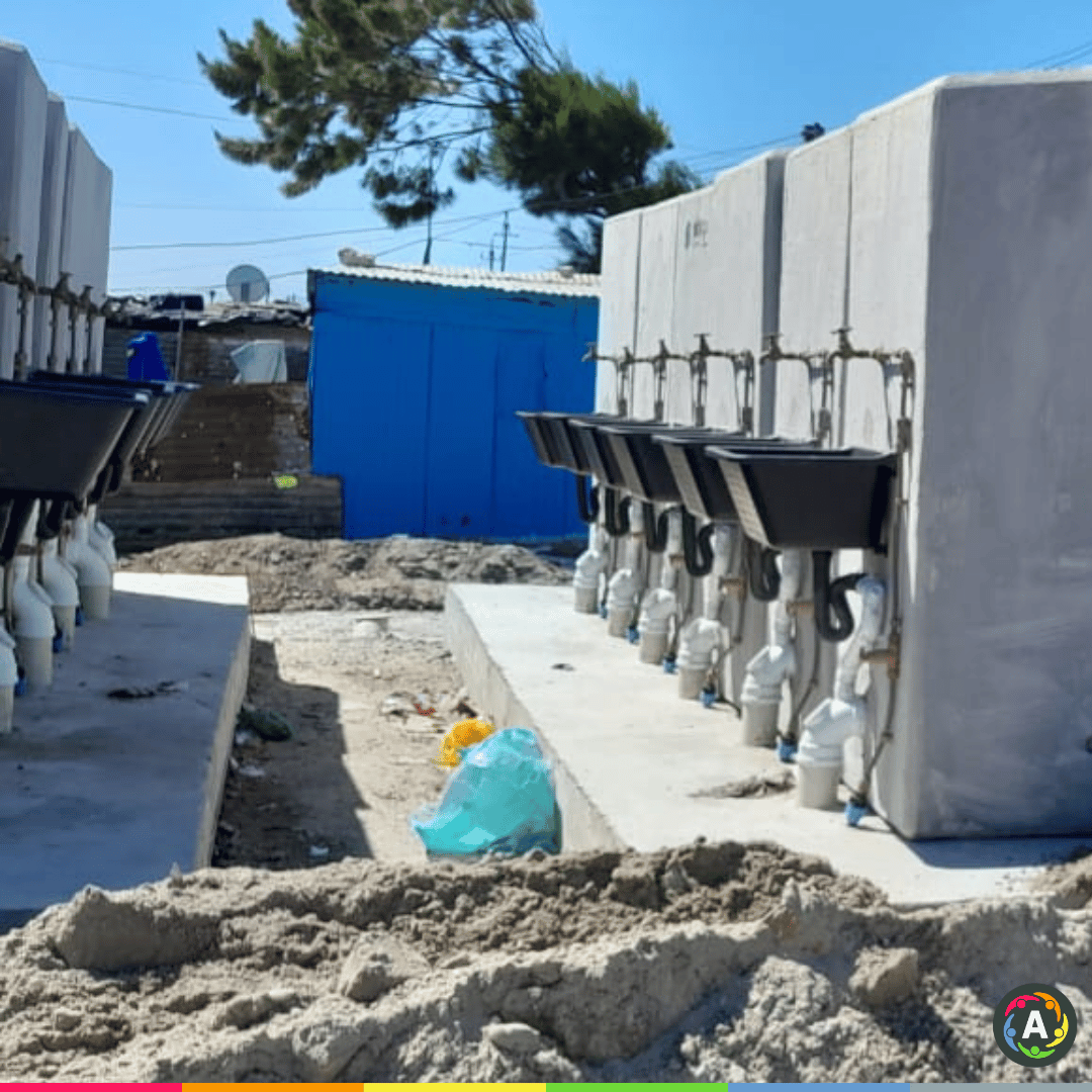 We are excited to report the upgrading of sanitation services in <a href="/CityofCT/">City of Cape Town</a>.  10 water taps, 62 toilets and 20 wash basins were installed in UT Gardens, UT Litha Park, UT Sobambisana and TT Section. <a href="/DAG__activism/">DAG</a> <a href="/SASDIAlliance/">SA SDI Alliance</a> #Asivikelane