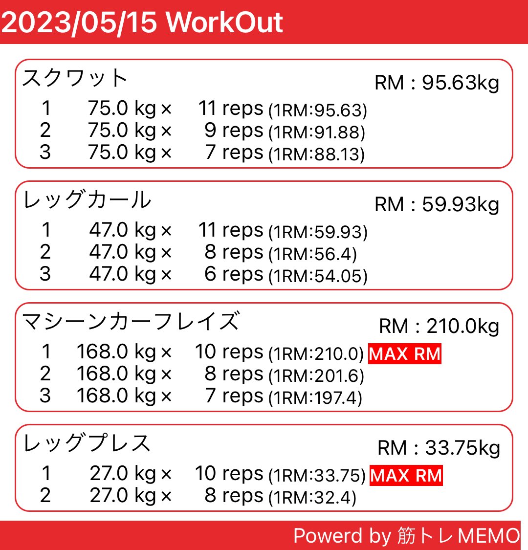 hiroMuscleDiary's tweet photo. 【筋トレ１２９４日目】

｟中重量　6〜12rep 2〜4set｠

・脚

　体重 80.4kg

#筋トレ
#ダイエット
#筋トレ好きと繋がりたい
#筋トレ垢さんと繋がりたい
#ジム
#フィジーク
#Kanekin
#KanekinFitness

#筋トレMEMO https://t.co/dieOVW3iR2 https://t.co/QSTo5N5db8