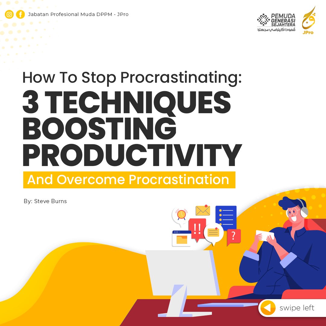 JProMuda's tweet photo. Career Tips 63: How To Stop Procrastinating

Are you having trouble to overcome this habit? https://t.co/8Ejw2wmMwH