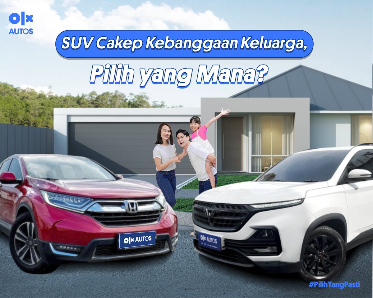 olxid_official's tweet photo. Kali ini #OLXAutos kedatangan dua mobil SUV yang sama-sama keren. Apa lagi kalo bukan Honda CR-V Prestige 2017 dan Wuling Almaz 2019. Penasaran sama keduanya? Yuk kita kulik satu-satu di #BattleAutos kali ini. https://t.co/OkxQ2CzFOn