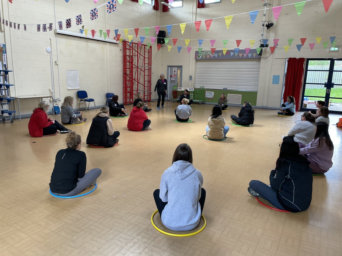 Working with <a href="/ActiveCumbria/">Active Cumbria</a> and the amazing <a href="/LesleyMinervini/">Lesley Minervini</a> on some EYFS teacher training <a href="/ParklandsCP/">Parklands Community Primary & Nursery School</a> #physicalliteracy #fundimentalmovement #activestart