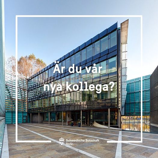 Freie Stelle an der Botschaft: Sveriges ambassad i Berlin söker en ekonomihandläggare/ kassör. 🇸🇪🇩🇪

Är du intresserad av att jobba på en stimulerande arbetsplats med trevliga kollegor? Ansök då senast den 22 maj 2023!

👉 bit.ly/3MpAi5t