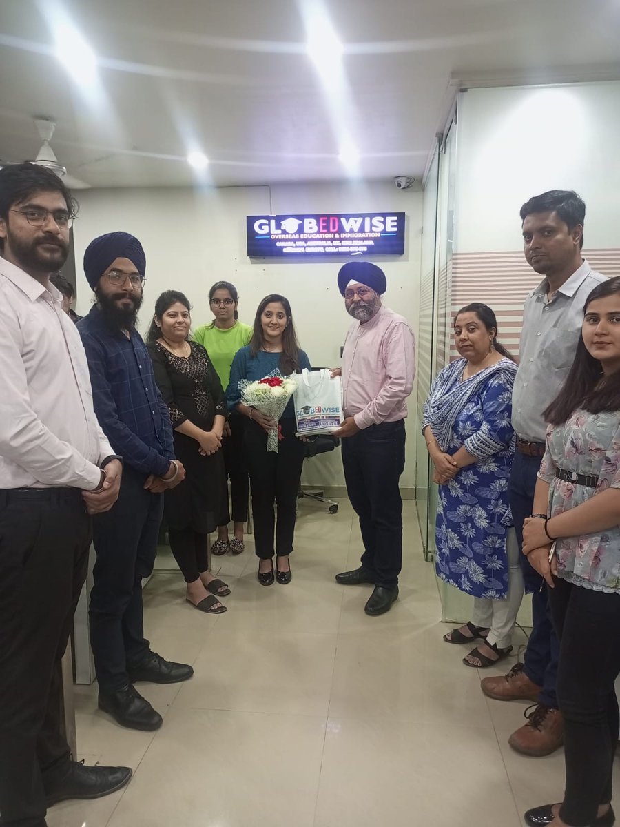Today, Globedwise had the honor of hosting an overseas representative-South Asia region, Ms. Isha Sehgal from Bow Valley College, an innovative, world-class college offering a wide range of programs under expert faculty.

#studyincanada #canadiancollege #studyabroad #Scholarships