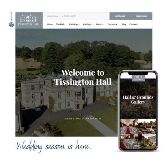 WONDERFUL #WEDDINGS
#Weddingseason is now in full swing &amp; a super busy time for our longest standing, awesome client <a href="/TissingtonHall/">Tissington Hall</a> in the beautiful #Derbyshire #PeakDistrict. 
We wanted a give them a shout-out for any #engagedcouples looking for their #dreamvenue