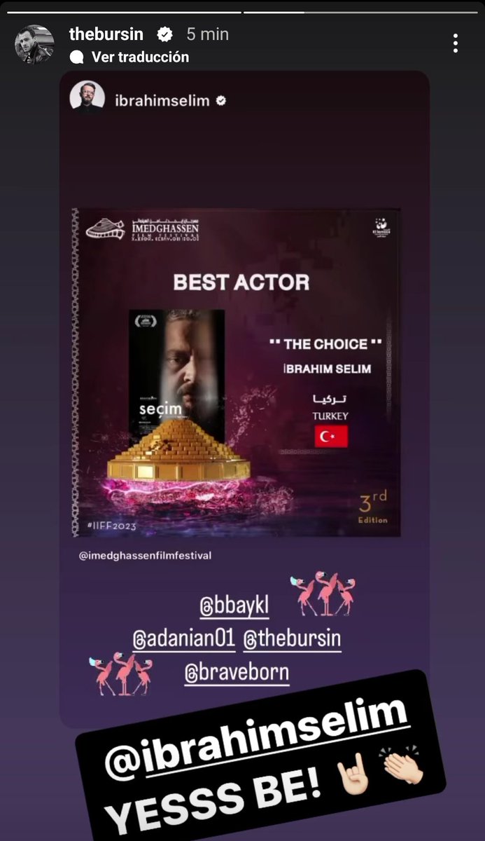 Congratulations 🙏🏻😊💛 I hope more beautiful things come on your way @KeremBursin @bravebornfilms