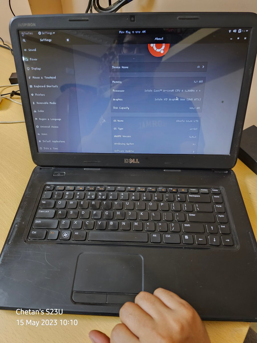 itschetan09's tweet photo. 🖥️ Remember your first laptop? 
👉 Here's mine! 
👉 Dell Inspiron N5050 i3 2ng Gen

Now it's your turn!  Tag your friends and invite them to share their first laptop memories too!

#FirstLaptopMemories #programming #programmingmemes #Dell #Ubuntu #Linux https://t.co/zb77M9KrSO