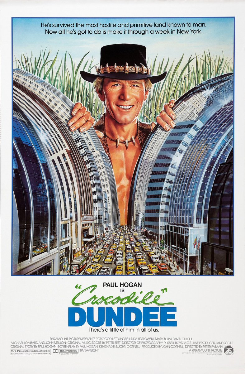 Cords95481107's tweet photo. Crocodile Dundee 1986: Like or Dislike ??? https://t.co/Xn0MnZx2Ho