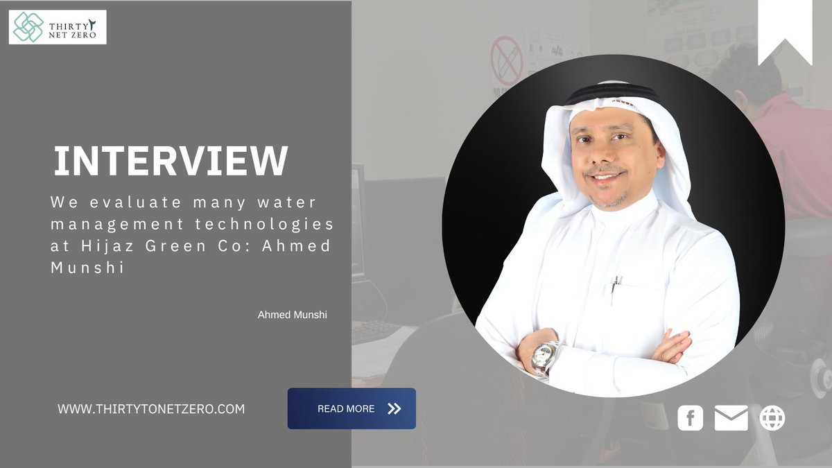 ThirtyToNetZero's tweet image. Hijaz Green Co. evaluates many water management technologies at Hijaz Green Co: Ahmed Munshi

Read More - bit.ly/42z6lqi

#Watermanagement #technologies